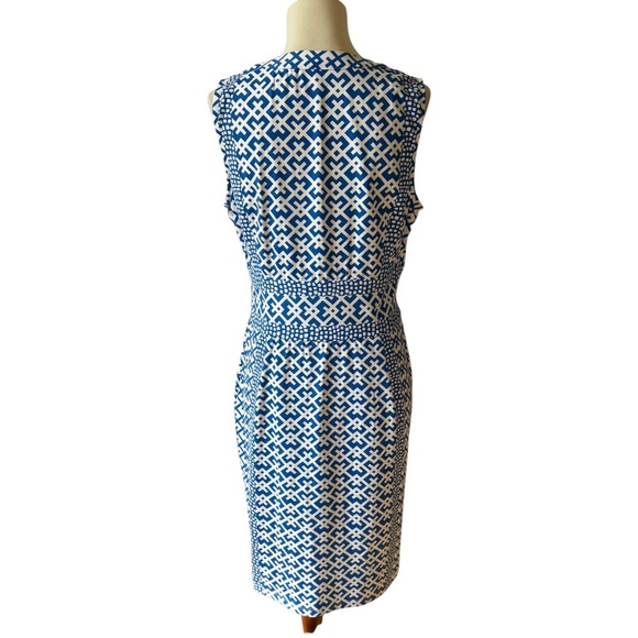 J MCLAUGHLIN LOLA DRESS M AUDIN GEO SHEATH OFFICE SUMMER CHIC FEMININE TIMELESS - Picture 5 of 12